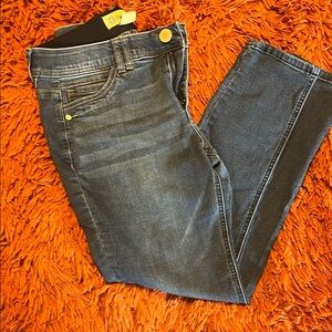 Democracy Blue Skinny Jeans with Vintage Appeal